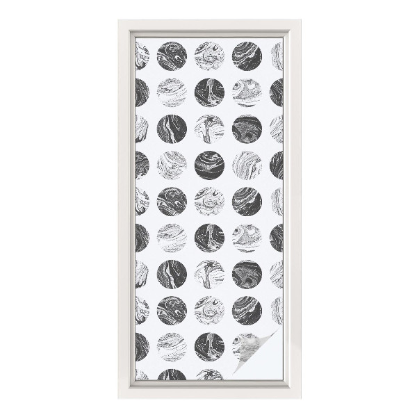 Plėvelė langams privatumui vitražas Marmuro elegancija