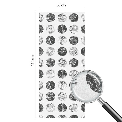 Plėvelė langams privatumui vitražas Marmuro elegancija