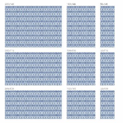 Matinė plėvelė langams su vitražo efektu Mėlyna mozaika