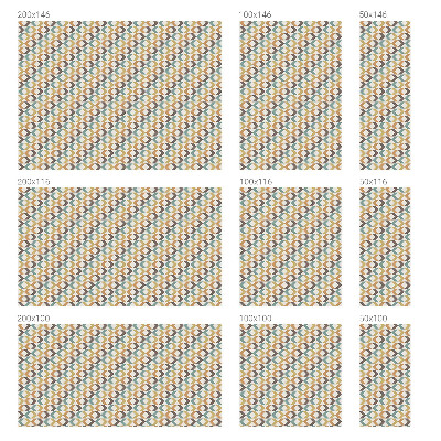 Pieninė plėvelė langams su raštu Geometriniai rombai