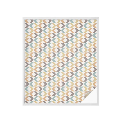 Pieninė plėvelė langams su raštu Geometriniai rombai