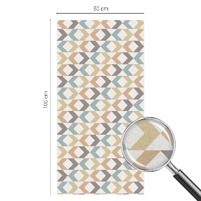 Pieninė plėvelė langams su raštu Geometriniai rombai