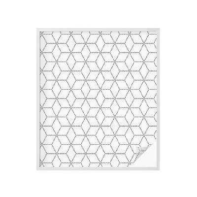 Matinė klijuojama plėvelė langams Taškuoti rombai