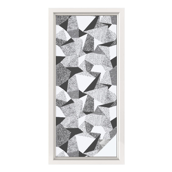 Matinė plėvelė langams su vitražo efektu Geometrinės figūros