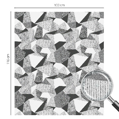 Matinė plėvelė langams su vitražo efektu Geometrinės figūros