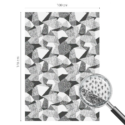 Matinė plėvelė langams su vitražo efektu Geometrinės figūros