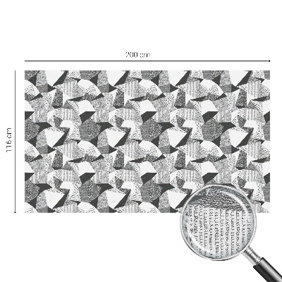 Matinė plėvelė langams su vitražo efektu Geometrinės figūros