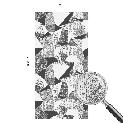 Matinė plėvelė langams su vitražo efektu Geometrinės figūros
