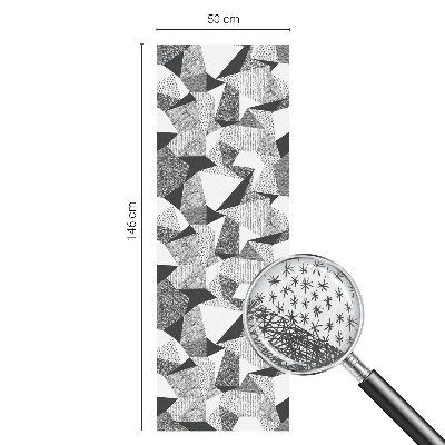 Matinė plėvelė langams su vitražo efektu Geometrinės figūros