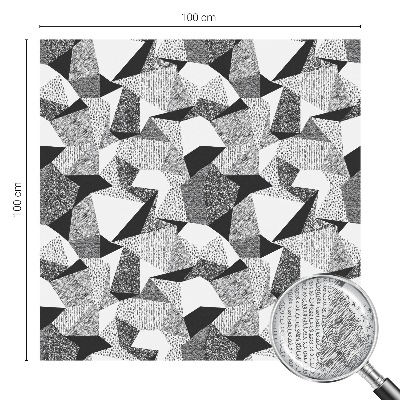 Matinė plėvelė langams su vitražo efektu Geometrinės figūros