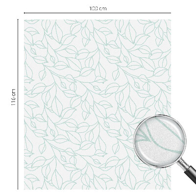 Nepermatoma plėvelė langams Subtilūs lapai