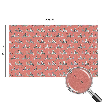 Nepermatoma plėvelė langams Zebro motyvas