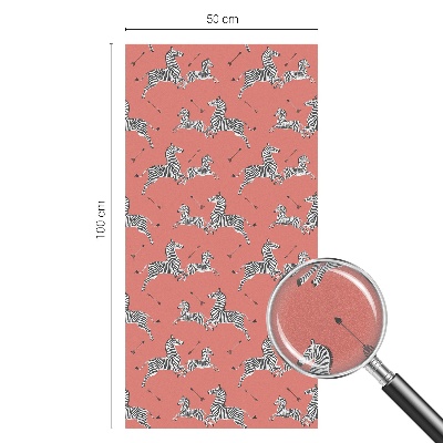 Nepermatoma plėvelė langams Zebro motyvas