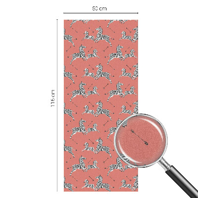 Nepermatoma plėvelė langams Zebro motyvas