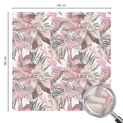 Plėvelė langams privatumui vitražas Pastelinės gėlės