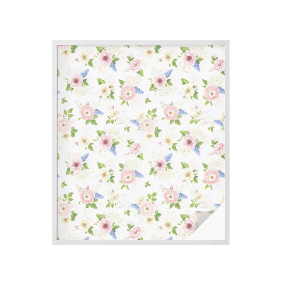 Pieninė plėvelė langams su raštu Gėlių raštas