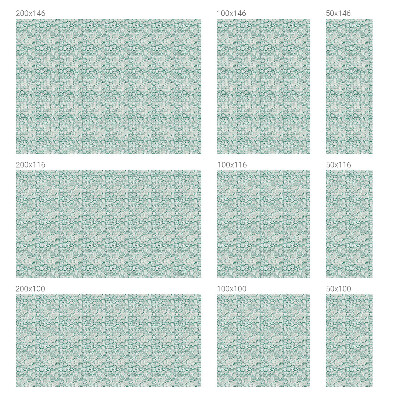 Matinė plėvelė langams su vitražo efektu Žalioji banga