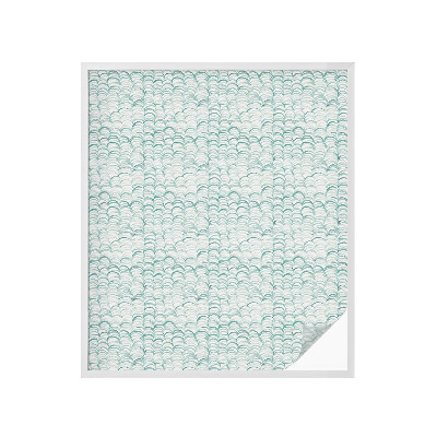 Matinė plėvelė langams su vitražo efektu Žalioji banga