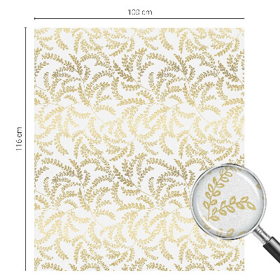 Matinė plėvelė langams su vitražo efektu Augalų raštas