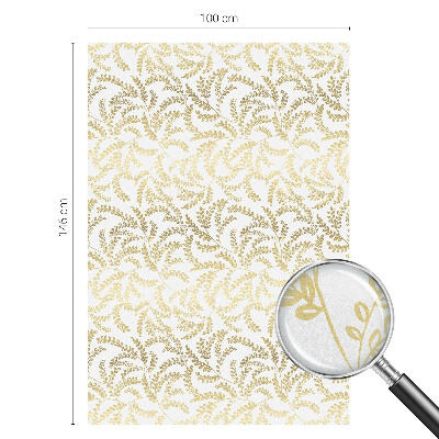 Matinė plėvelė langams su vitražo efektu Augalų raštas