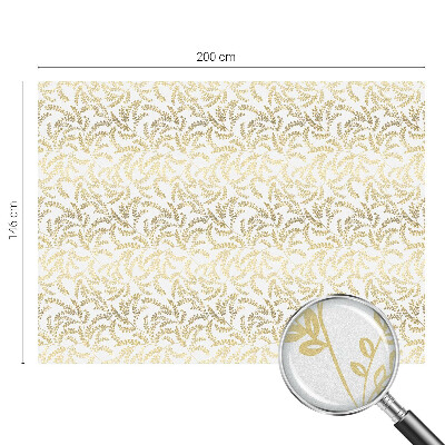 Matinė plėvelė langams su vitražo efektu Augalų raštas