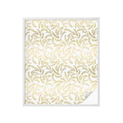 Matinė plėvelė langams su vitražo efektu Augalų raštas