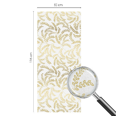 Matinė plėvelė langams su vitražo efektu Augalų raštas