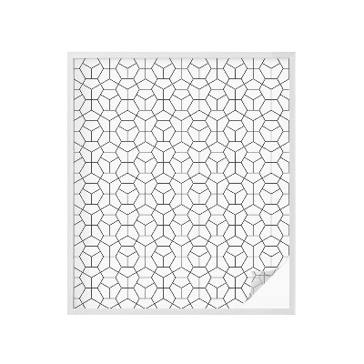 Pieninė plėvelė langams su raštu Geometriniai kubai