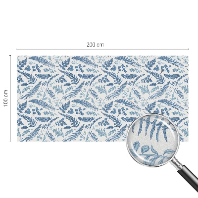 Nepermatoma plėvelė langams Botaninis raštas