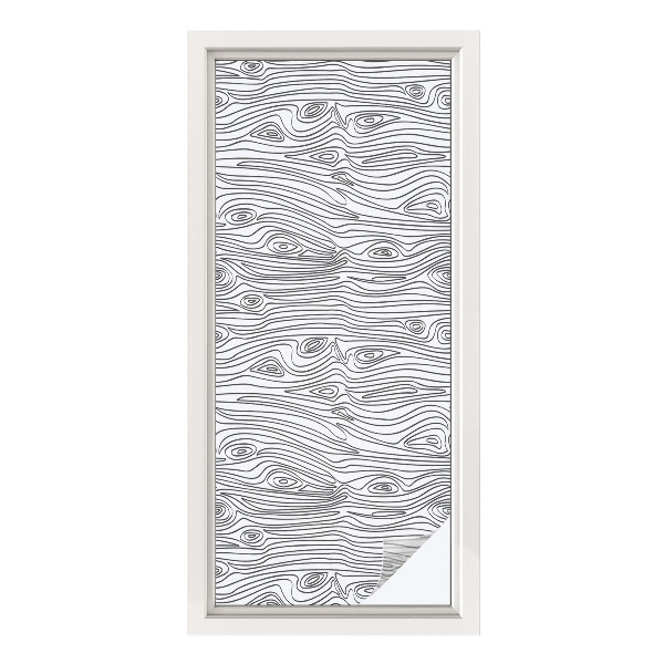 Pieninė plėvelė langams su raštu Medinės linijos