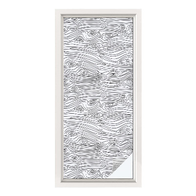 Pieninė plėvelė langams su raštu Medinės linijos