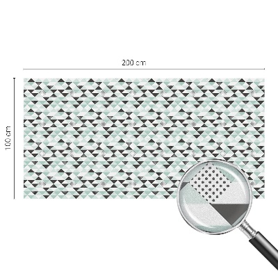 Nepermatoma plėvelė langams Trikampiai raštai