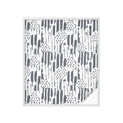 Pieninė plėvelė langams su raštu Juostelės ir taškeliai