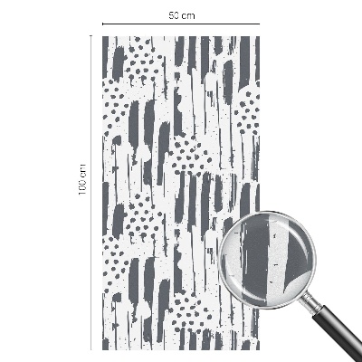 Pieninė plėvelė langams su raštu Juostelės ir taškeliai