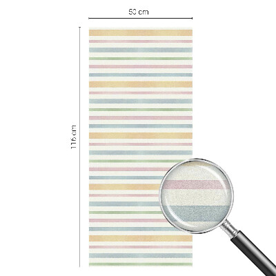 Plėvelė langams privatumui vitražas Pastelinės juostelės