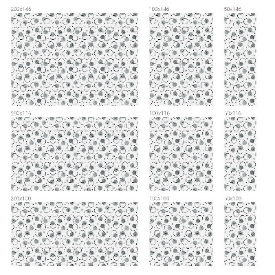 Matinė plėvelė langams su vitražo efektu Pilki ratai