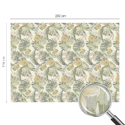 Matinė klijuojama plėvelė langams Tropinė tema