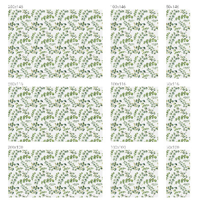 Plėvelė langams privatumui vitražas Botaniniai lapai