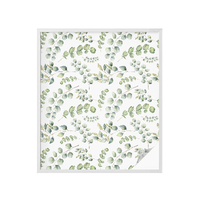 Plėvelė langams privatumui vitražas Botaniniai lapai