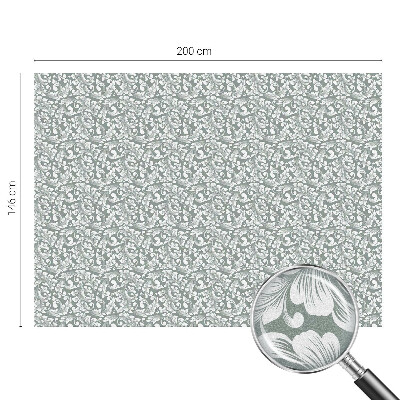 Pieninė plėvelė langams su raštu Lapų elegancija