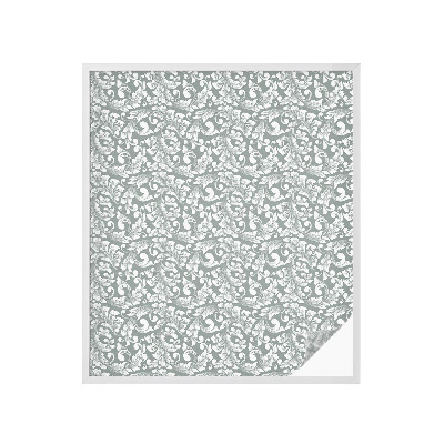 Pieninė plėvelė langams su raštu Lapų elegancija