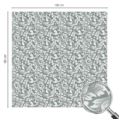 Pieninė plėvelė langams su raštu Lapų elegancija