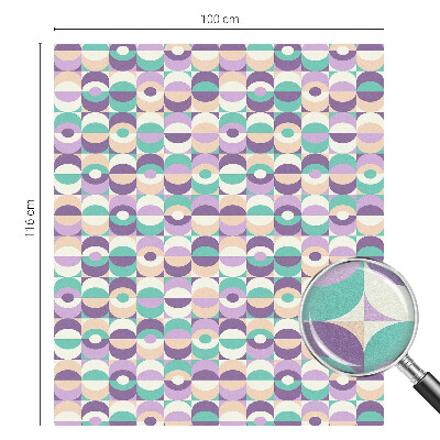 Plėvelė langams privatumui vitražas Spalvingi raštai