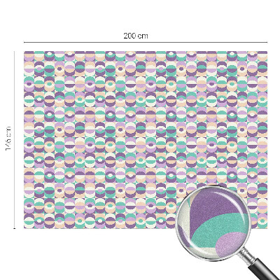 Plėvelė langams privatumui vitražas Spalvingi raštai