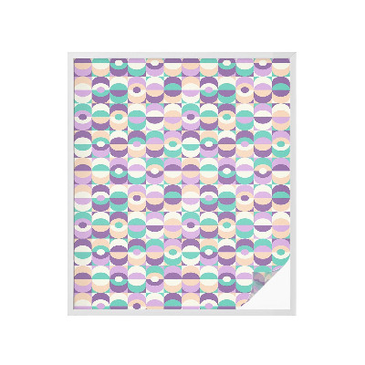 Plėvelė langams privatumui vitražas Spalvingi raštai