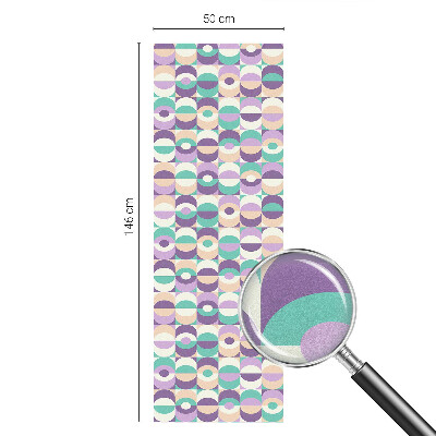 Plėvelė langams privatumui vitražas Spalvingi raštai