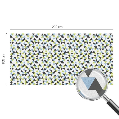 Matinė klijuojama plėvelė langams Geometriniai trikampiai