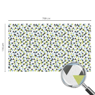Matinė klijuojama plėvelė langams Geometriniai trikampiai
