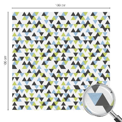 Matinė klijuojama plėvelė langams Geometriniai trikampiai