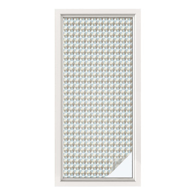 Pieninė plėvelė langams su raštu Geometriniai trikampiai